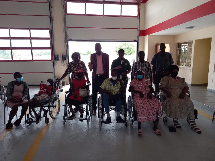 Helao Nafidi residents get wheelchairs The Namibian
