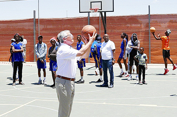 New Basketball Artists School Court Officially Open - The Namibian